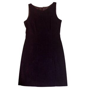 BE SMART PURPLE FAUX SUEDE SLEEVELESS DRESS SMALL? MEDIUM?-EXCELLENT!